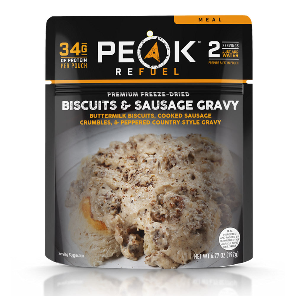 Peak Refuel Biscuits & Sausage Gravy