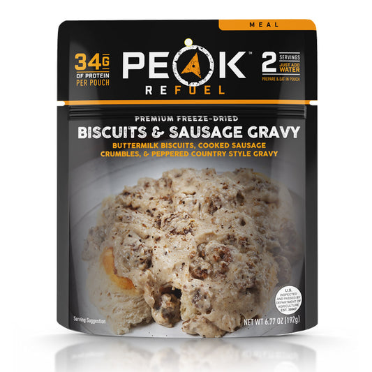 Peak Refuel Biscuits & Sausage Gravy