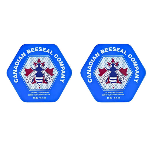 Canadian Beeseal Leather Conditioner - Pack of 2 x 150g/5.5oz